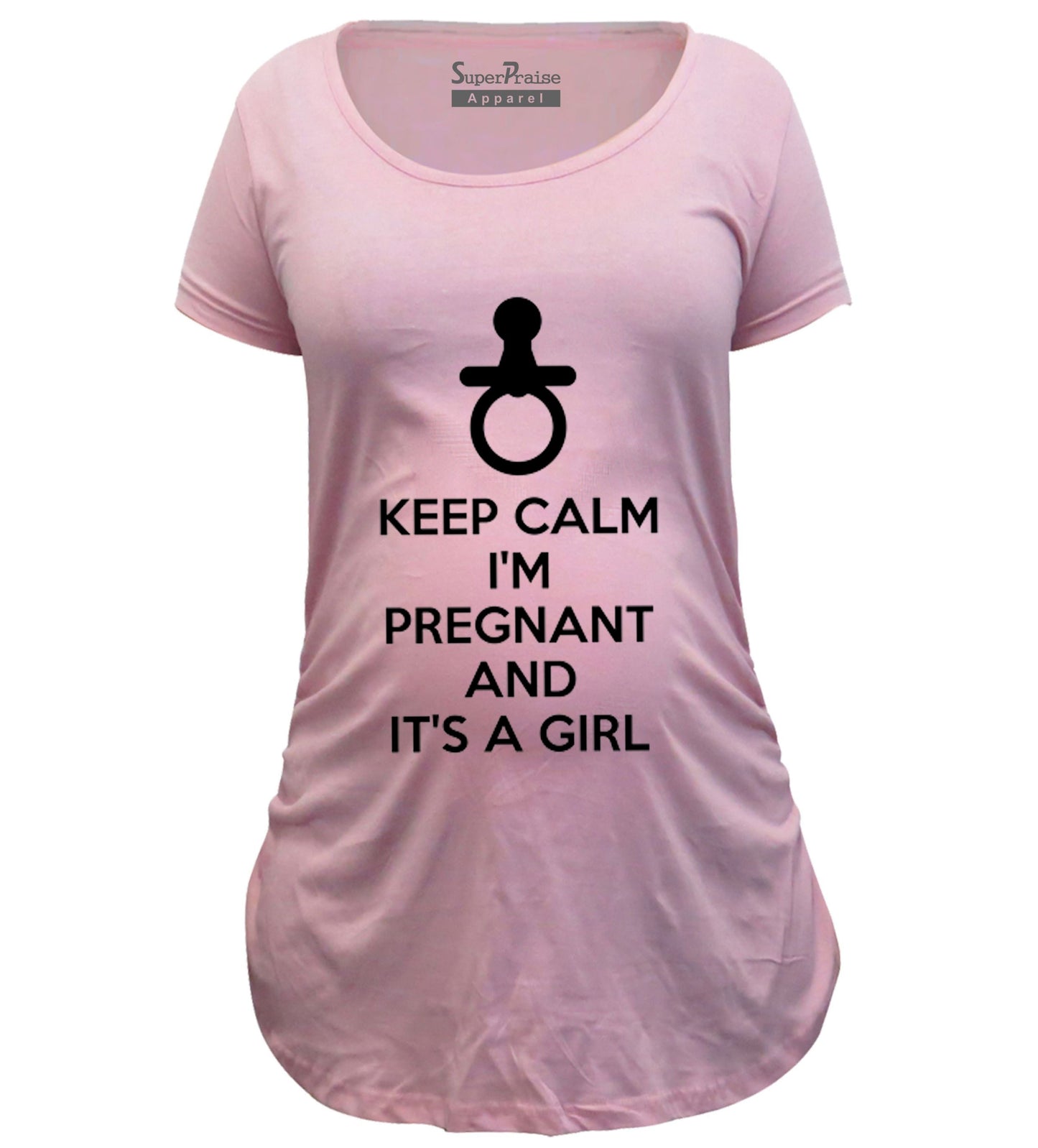 Keep Calm I Am Pregnant Maternity T Shirt
