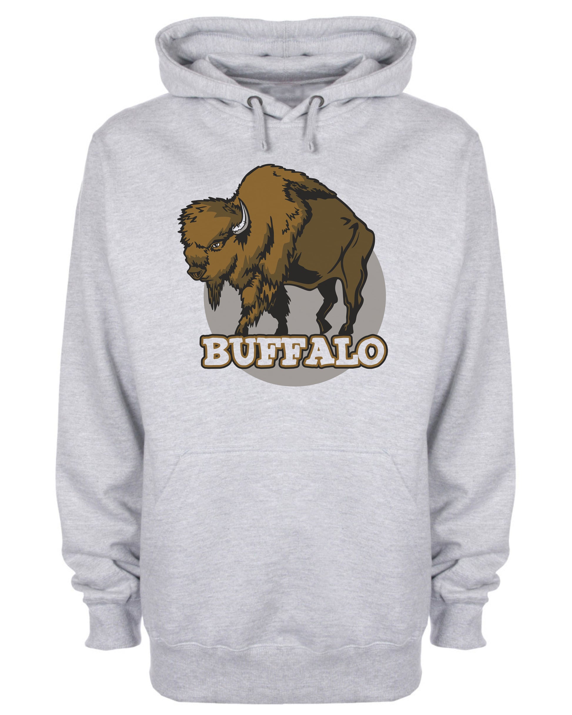 Buffalo Animal Graphic Hooded Sweatshirt
