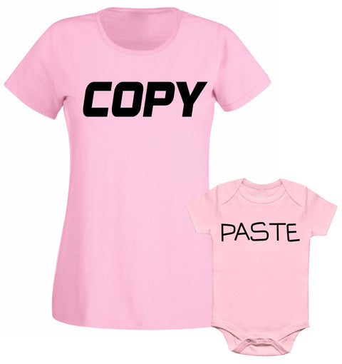 Copy Paste Mothers Day Mom Son Daughter Mommy Slogan Matching T Shirt