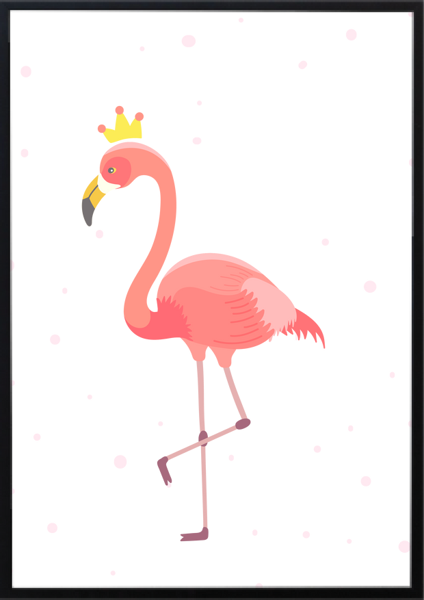 Flamingo Nursery Wall Art Prints