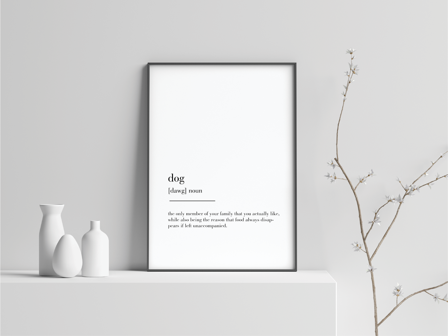 Dog Definition Art Prints