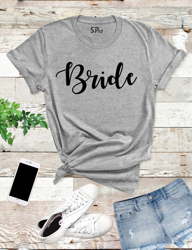 Bride-Gold-T- Shirt-Grey