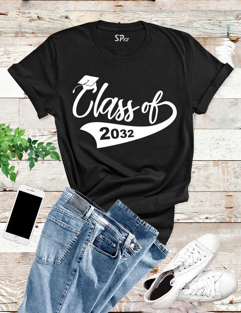 Class-of-2032-School-Leaver-T-Shirt-Black