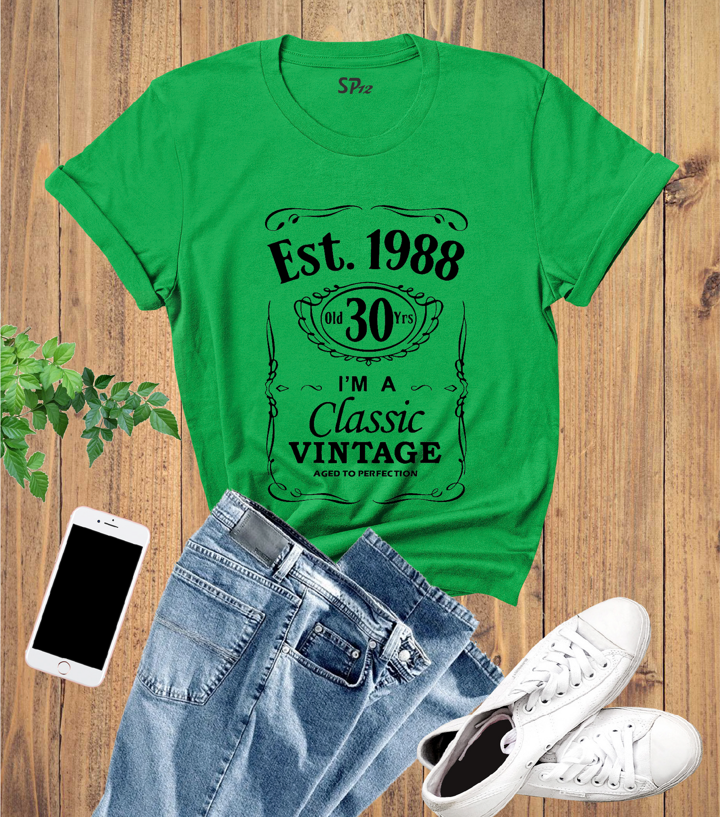 Est 1988 30 Years Old Birthday Tshirt