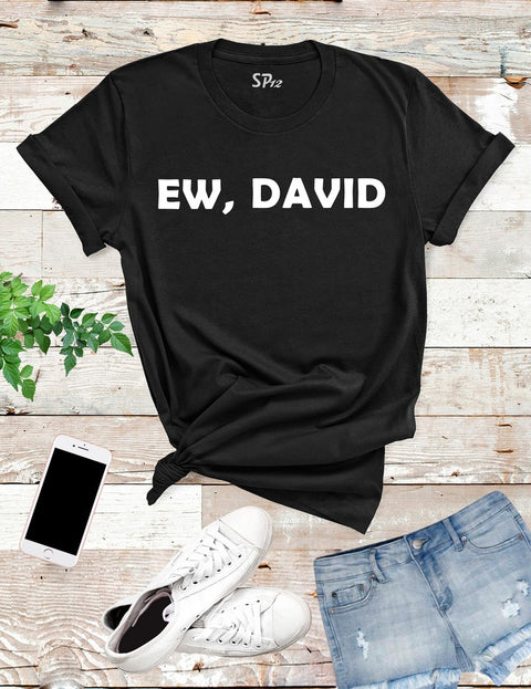 Ew-David-T-Shirt-Black