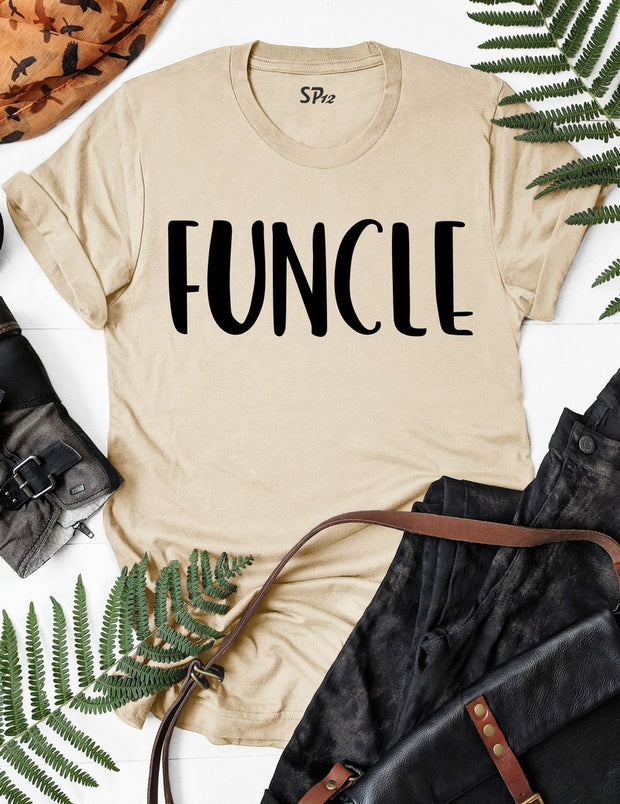 Funcle-T-Shirt-Beige