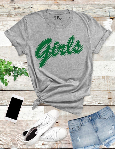 Girls-T-Shirt-Grey