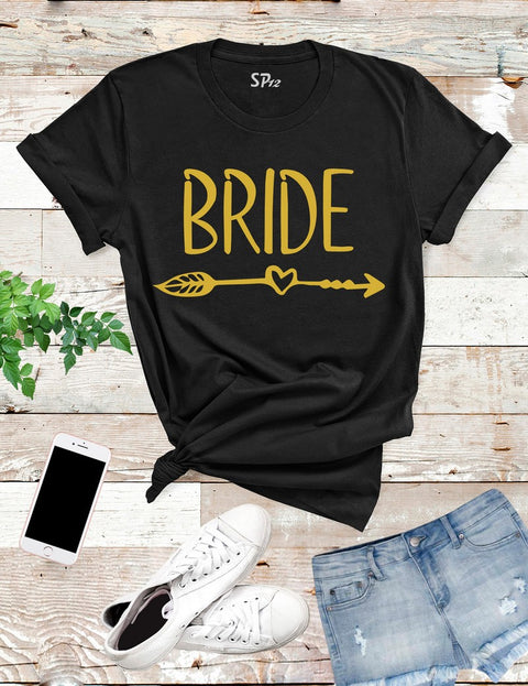 Gold-Bride-T-Shirt-Black
