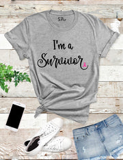 I-Am-Survivor-Breast-Cancer-Awareness-T-Shirt-Grey