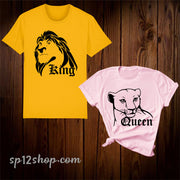 Lion King and Queen Disney Couple T Shirt for Valentine