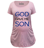 God Gave Me Son Pregnancy T Shirt