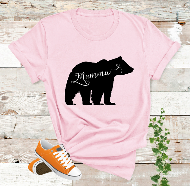 Mumma Bear  T Shirt Mothers Day Gifts