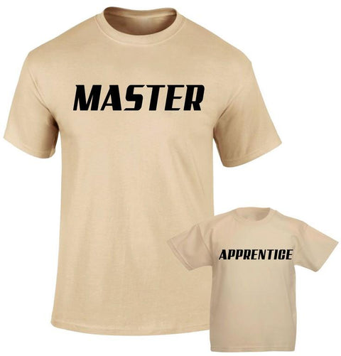 Master and Apprentice Family Matching T shirt