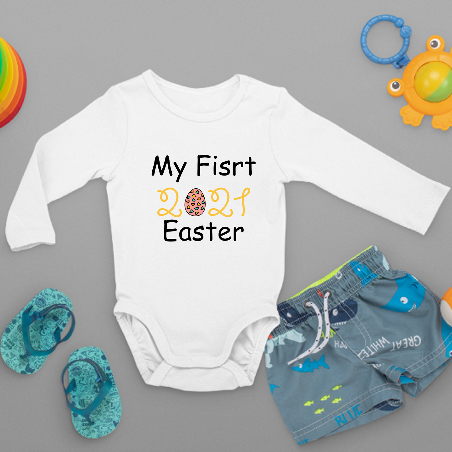 My First Easter Baby Bodysuit