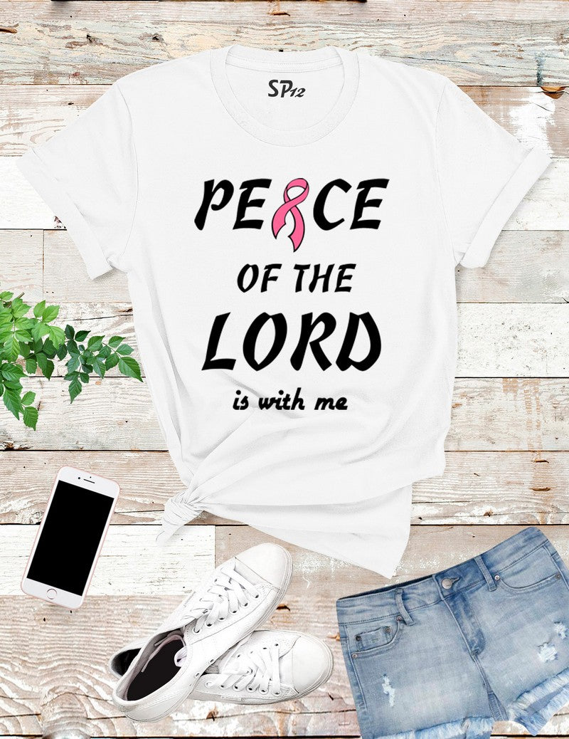 Peace-Of-the-Lord-Awareness-Cancer-T-Shirt-White