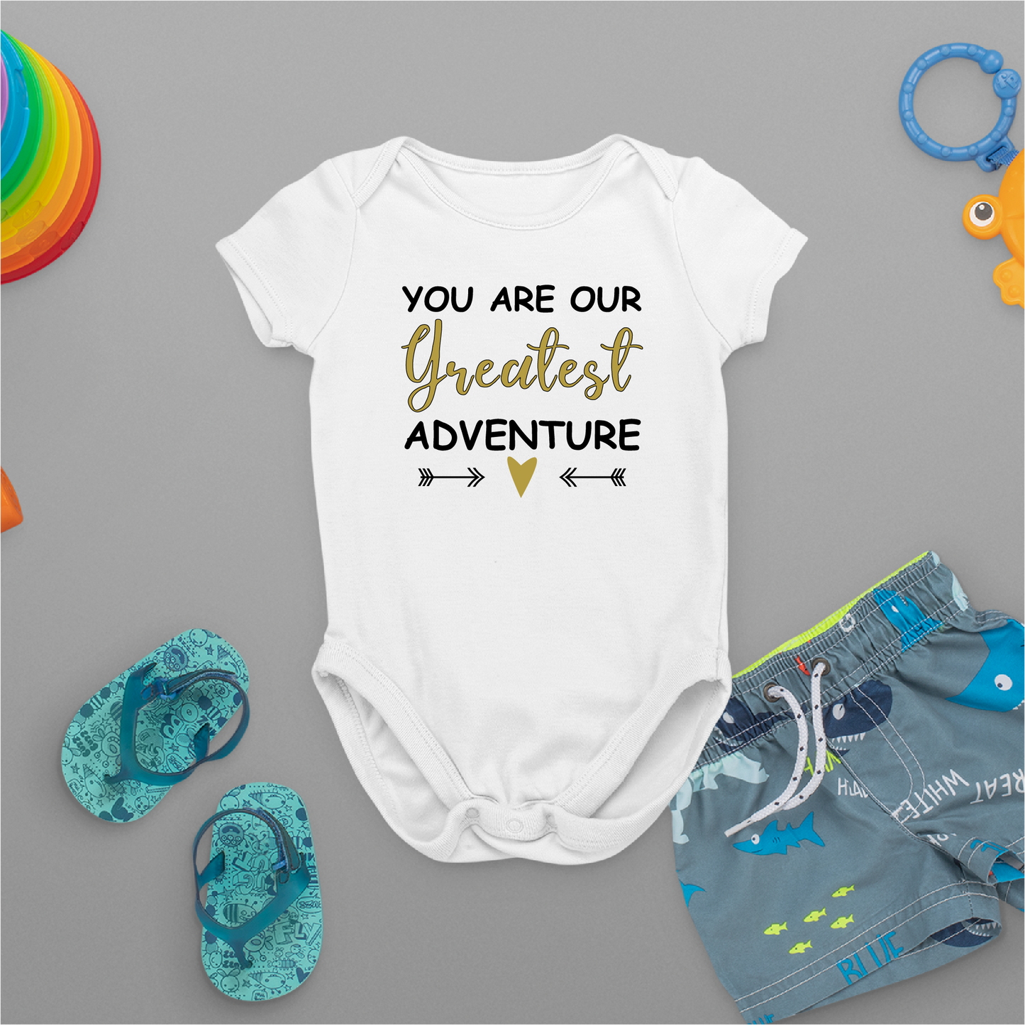 You are our greatest adventure Baby Bodysuit