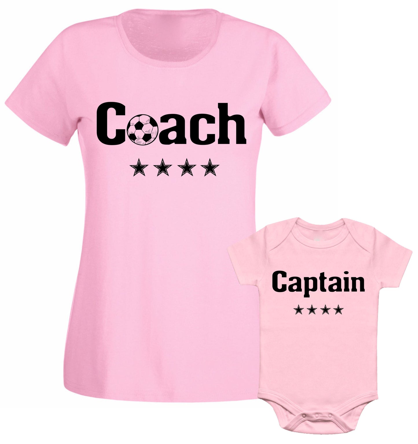 Coach Captain Football Mommy Mom Son Daughter Matching T Shirt