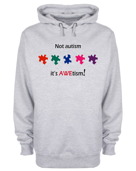 Not Autism It's AWEtism Puzzle Hoodie