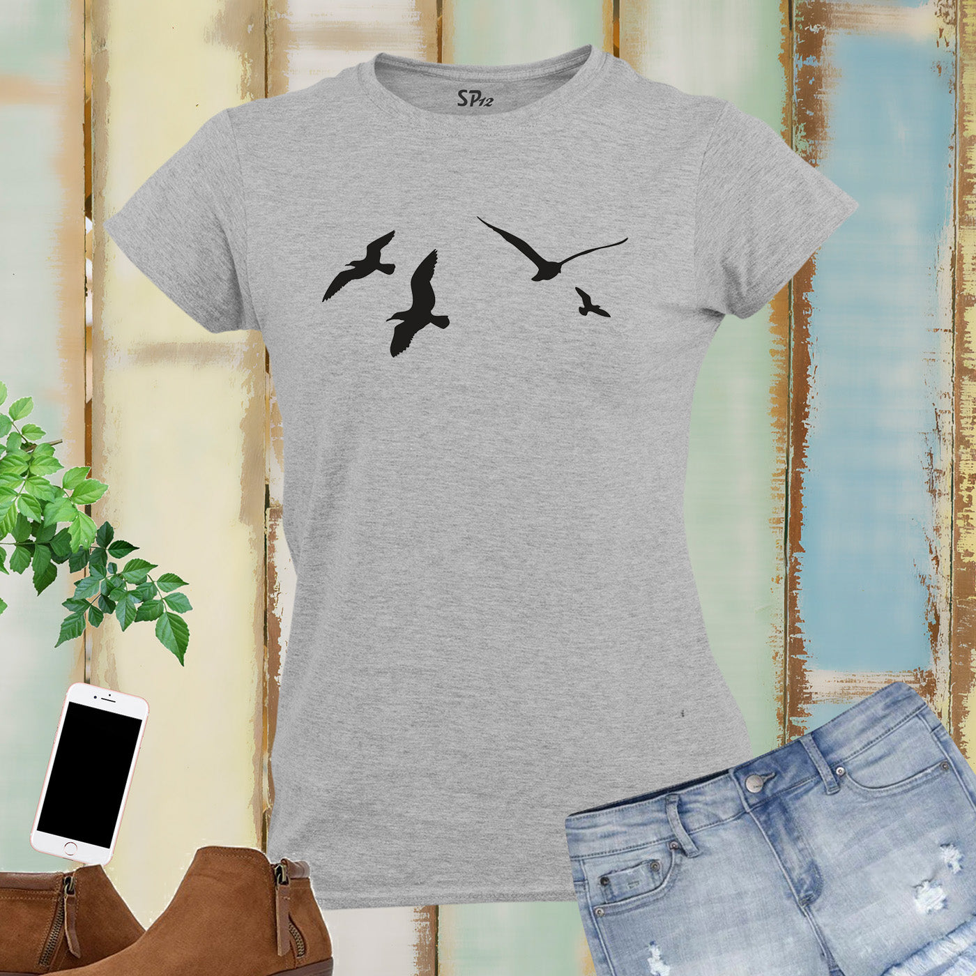 A Flock of Seagulls Bird Women T Shirt