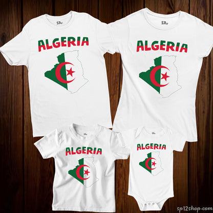 Algeria Flag T Shirt Olympics FIFA World Cup Country Flag Tee Shirt