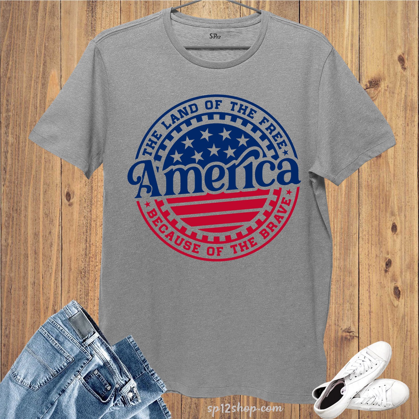 Home Of the Free Shirt, Because Of The Brave 4th Of July Independence Day T Shirt