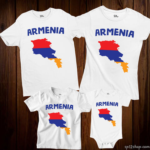 Armenia Flag T Shirt Olympics FIFA World Cup Country Flag Tee Shirt