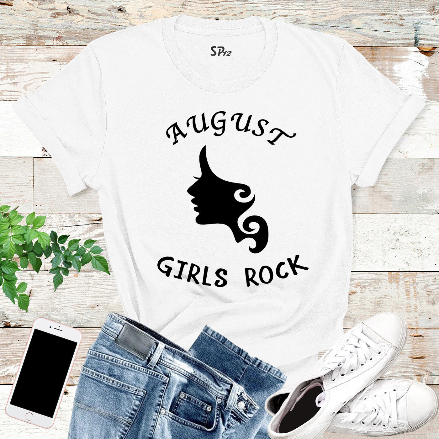 August Girls Rock Birthday T Shirt