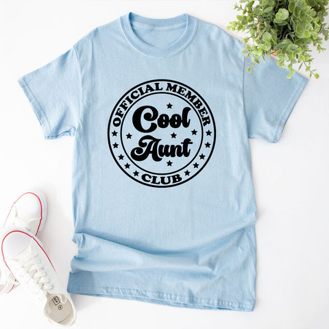 Best Auntie Official Member Cool Aunt Club Like A Mom Aunt T-Shirts