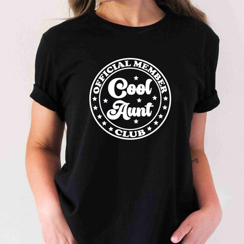 Best Auntie Official Member Cool Aunt Club Like A Mom Aunt T-Shirts