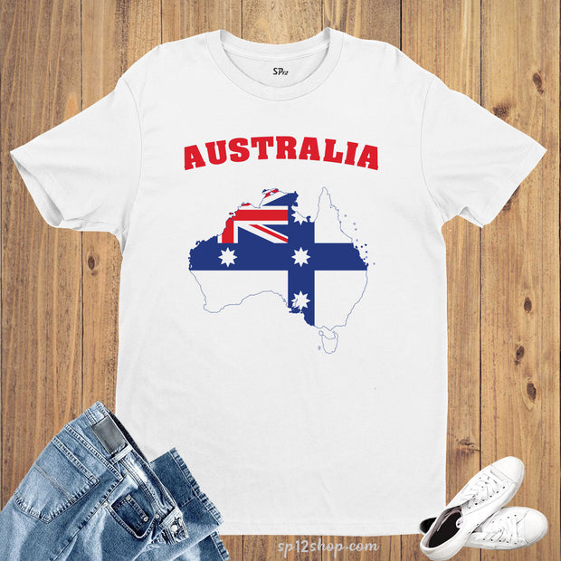 Australia Flag T Shirt