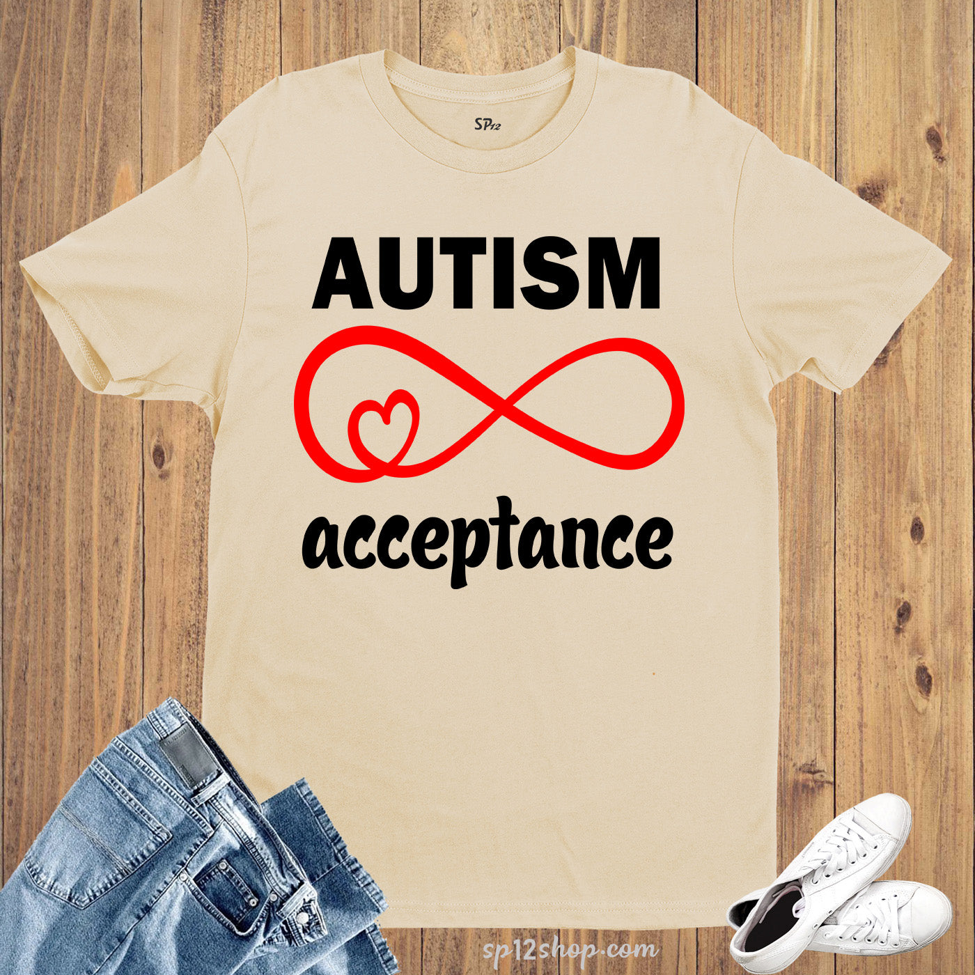 Autism Acceptance T-Shirt Awareness Gift Tees