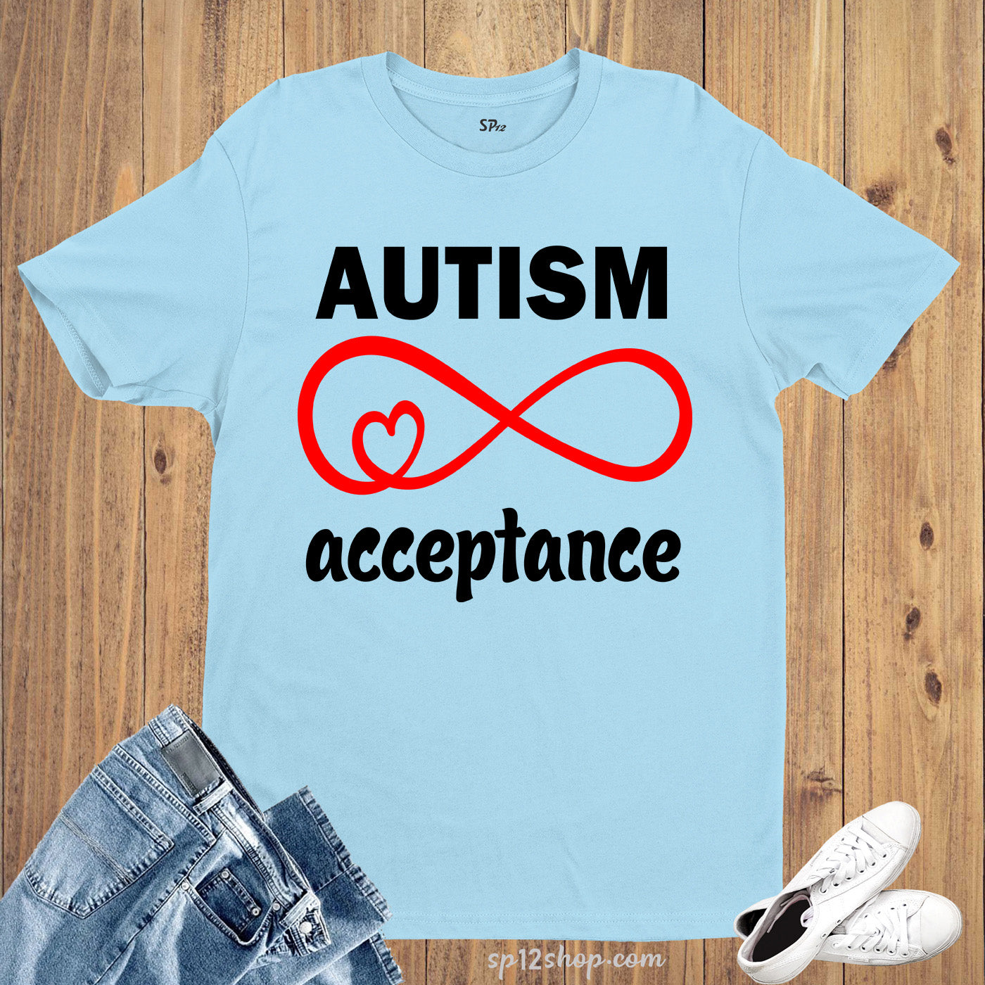 Autism Acceptance T-Shirt Awareness Gift Tees