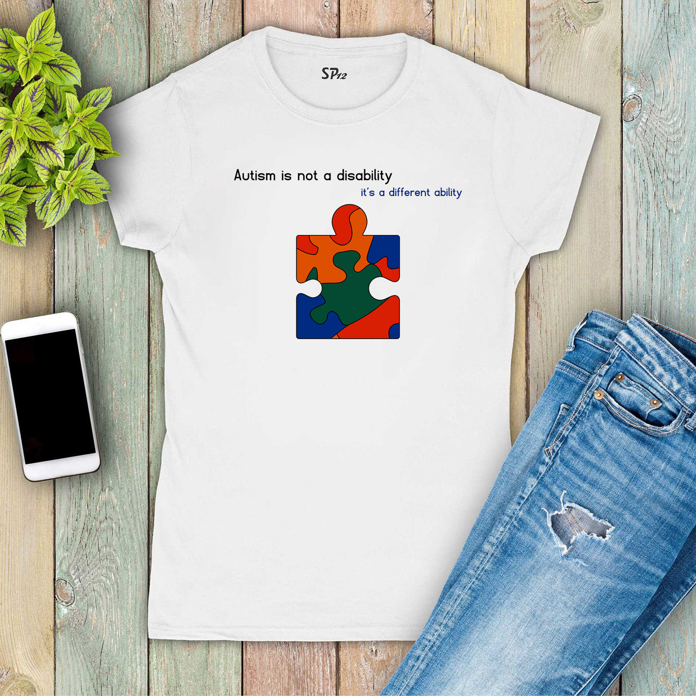 Autism is Not a Disability Women T Shirt