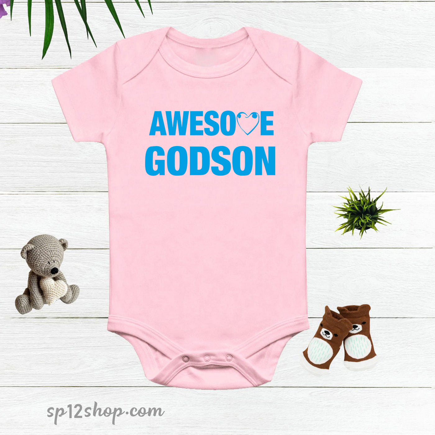 Awesome Godson Best Gift Baby Bodysuit Onesie