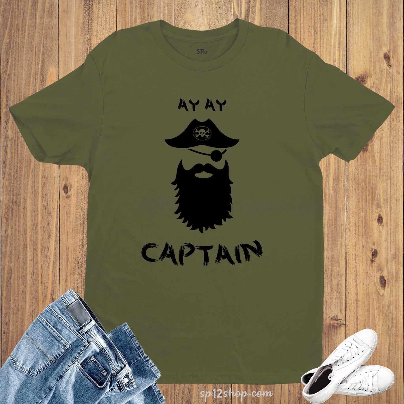 AYAY Captain Beard T Shirt
