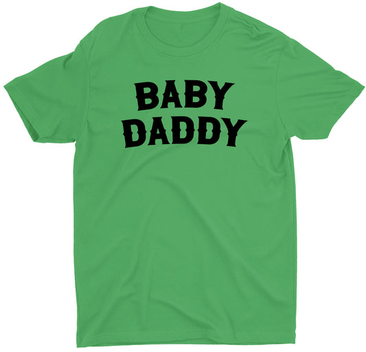 baby-daddy-husband-custom-short-sleeve-fathers-day-t-shirts-gift