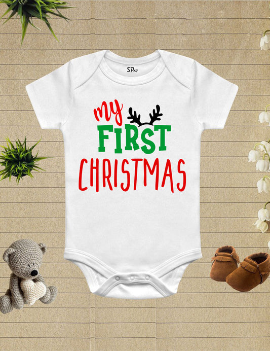 Baby's First Christmas Bodysuit