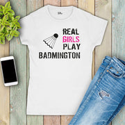 Badminton Women Sports T Shirt