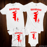 Bahrain Flag T Shirt Olympics FIFA World Cup Country Flag Tee Shirt