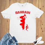 Bahrain Flag T Shirt Olympics FIFA World Cup Country Flag Tee Shirt