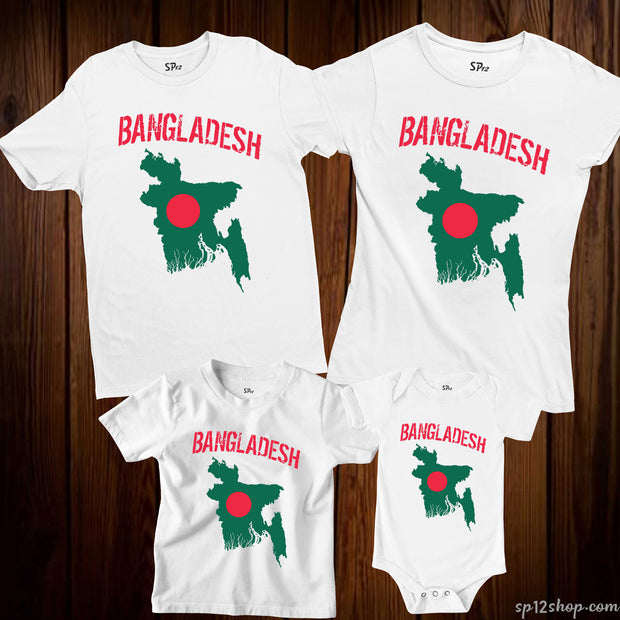 Bangladesh Flag T Shirt Olympics FIFA World Cup Country Flag Tee Shirt