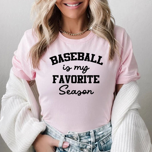 Personalised Baseball Lover Sports Mama Baseball Is My Favorite Season T-Shirt