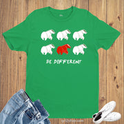Be Different Polar Bear Life Statement T Shirt