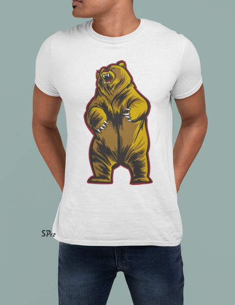 Bear Pose Funny T Shirt