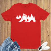 Bear Tree Animal T Shirts