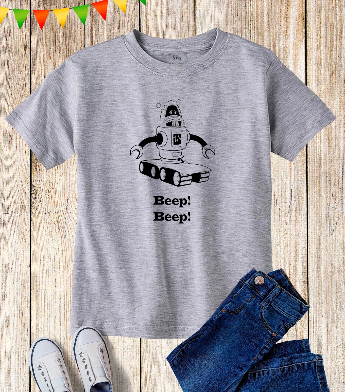 Beep Beep Robot Kids T Shirt