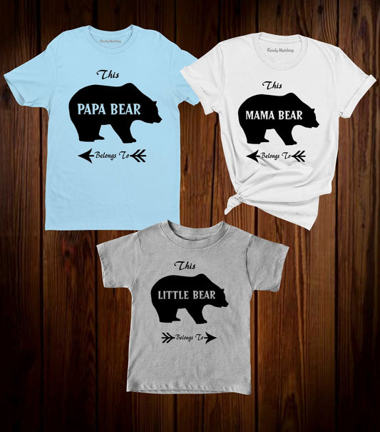 Belongs To Bear Family Matching T Shirt