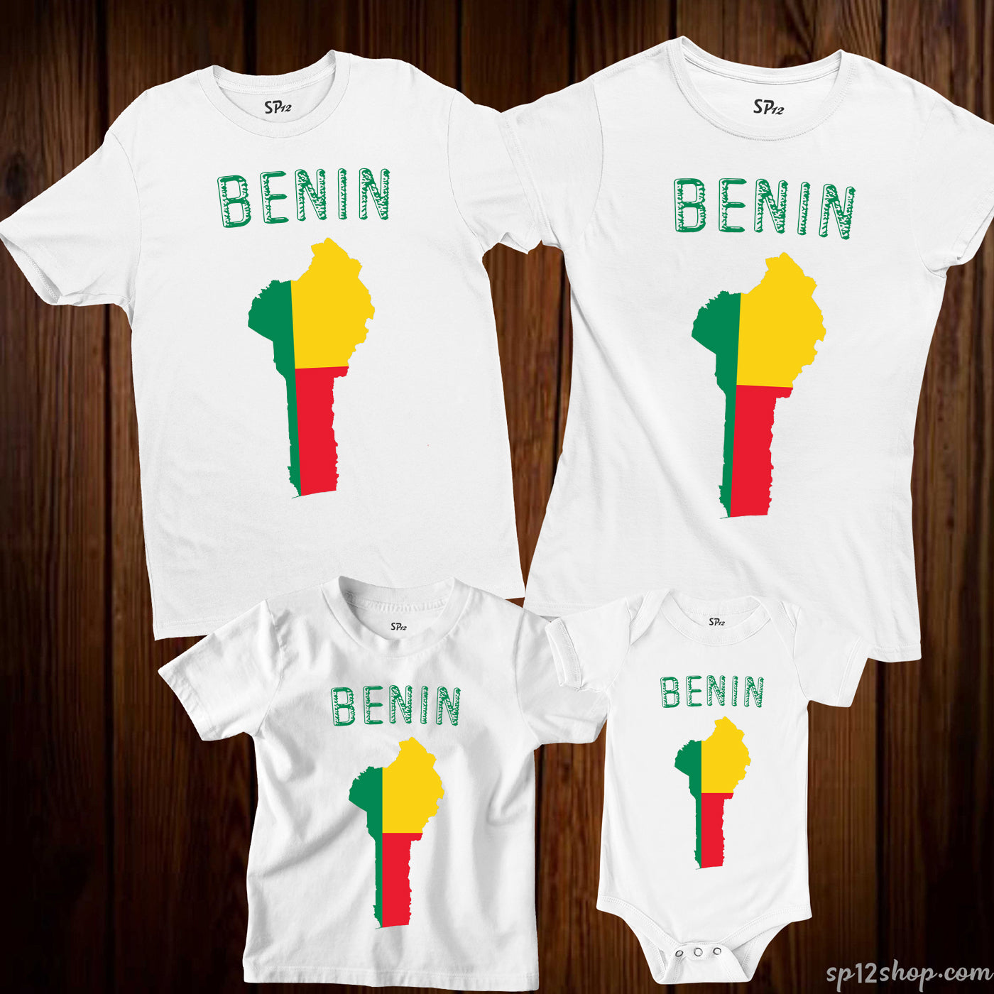 Benin Flag T Shirt Olympics FIFA World Cup Country Flag Tee Shirt