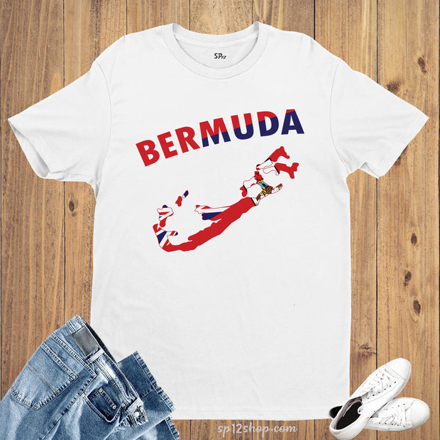 Bermuda Flag T Shirt Olympics FIFA World Cup Country Flag Tee Shirt