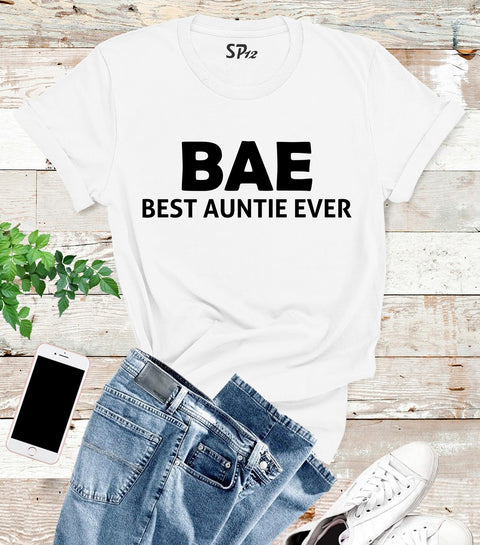 Best Auntie Ever BAE T Shirt